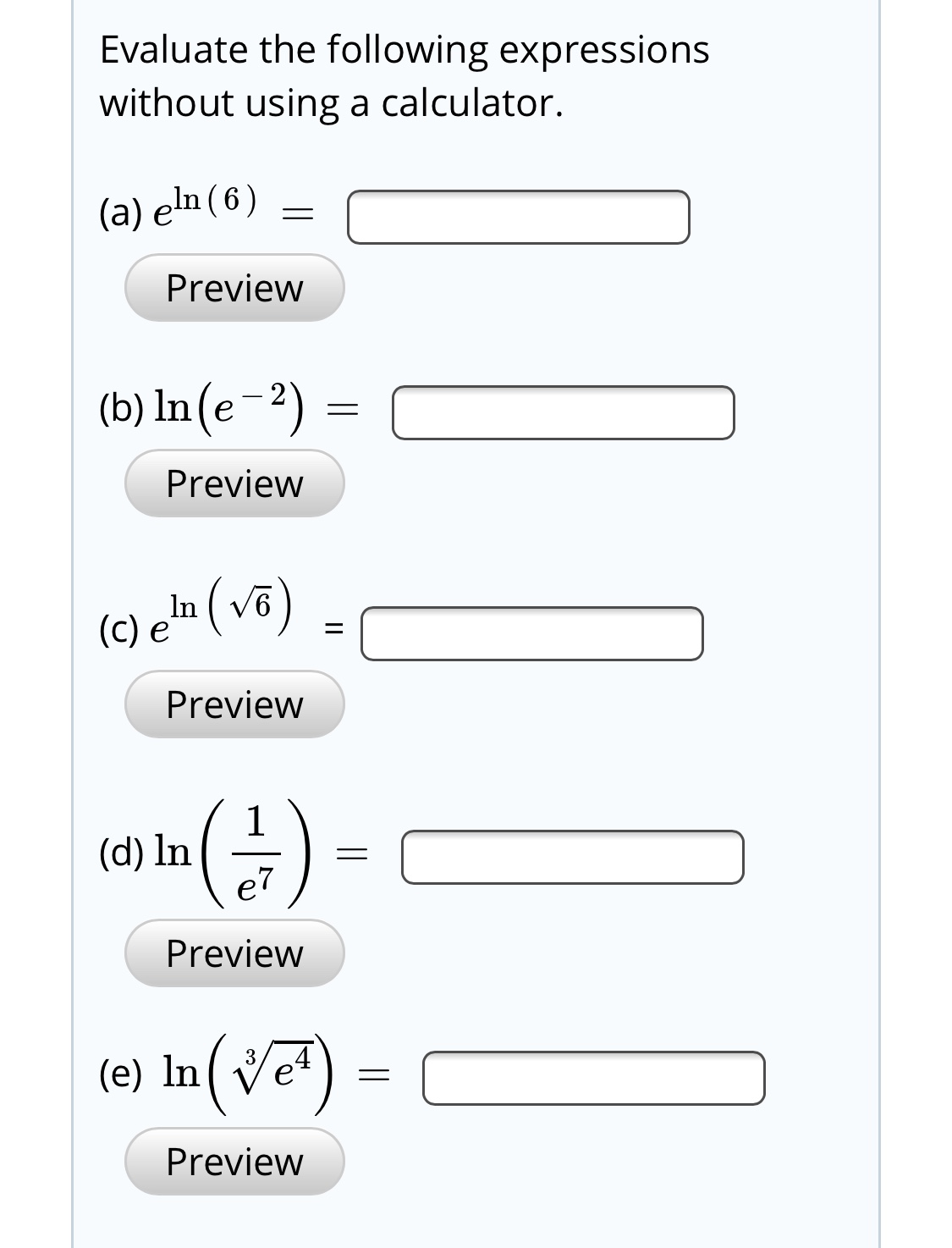 Answered Evaluate The Following Expressions Bartleby