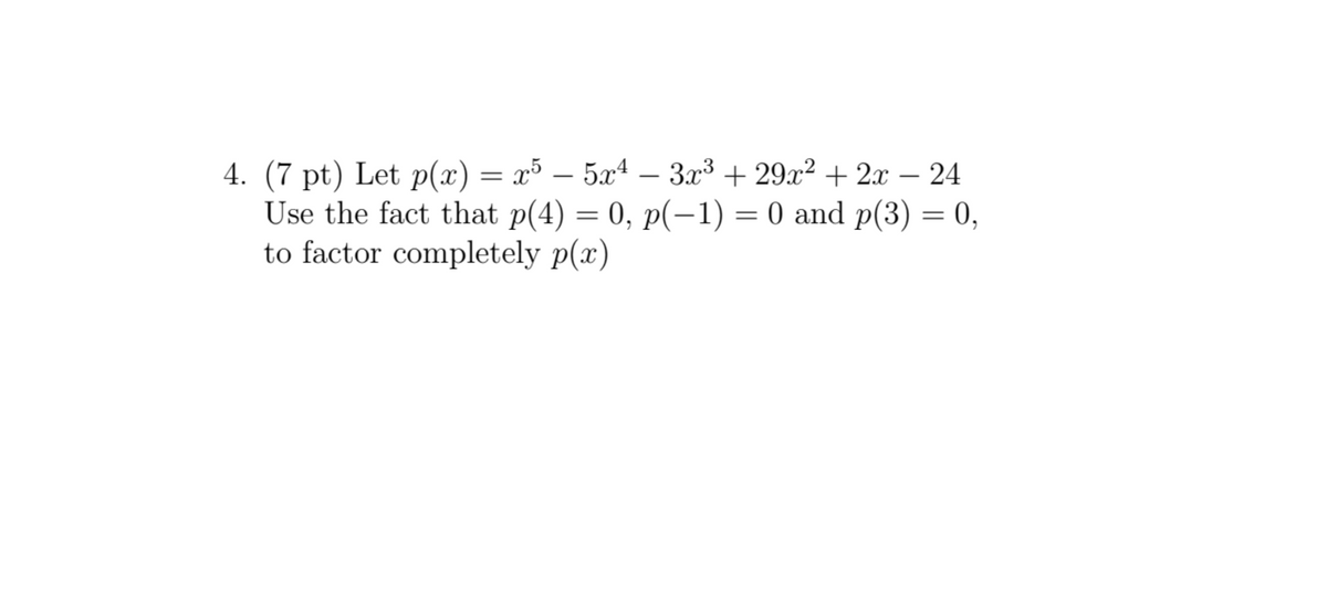 Answered 4 7 Pt Let P X X 5x4 Use The Bartleby