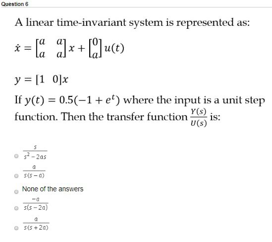 Answered: A Linear Time-invariant System Is… | Bartleby