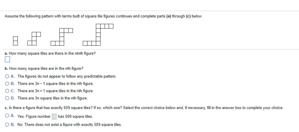 Answered Assume The Following Pattern With Terms Bartleby