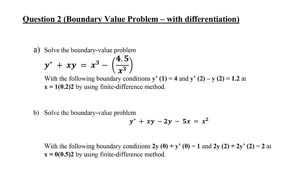 solving multi point boundary value problems