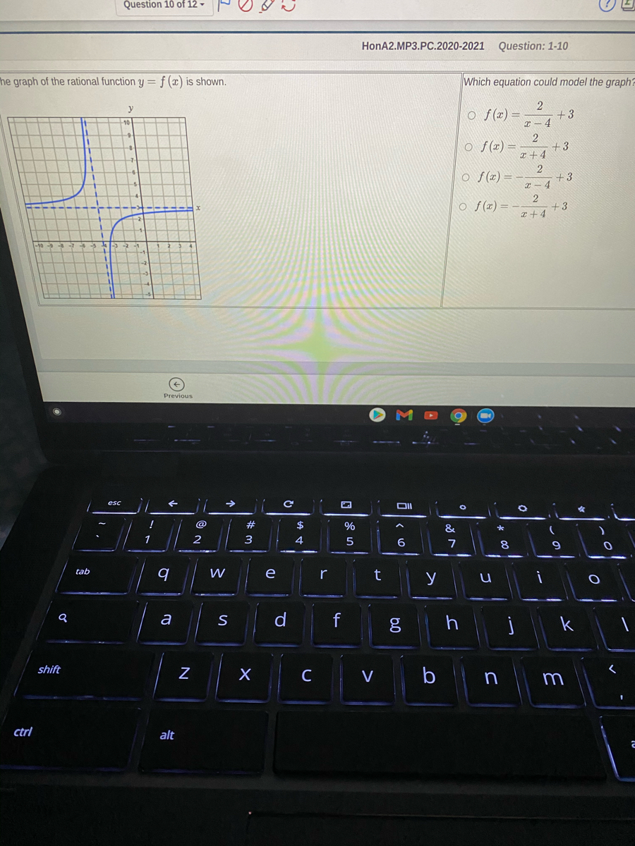 Answered E Graph Of The Rational Function Y F Bartleby