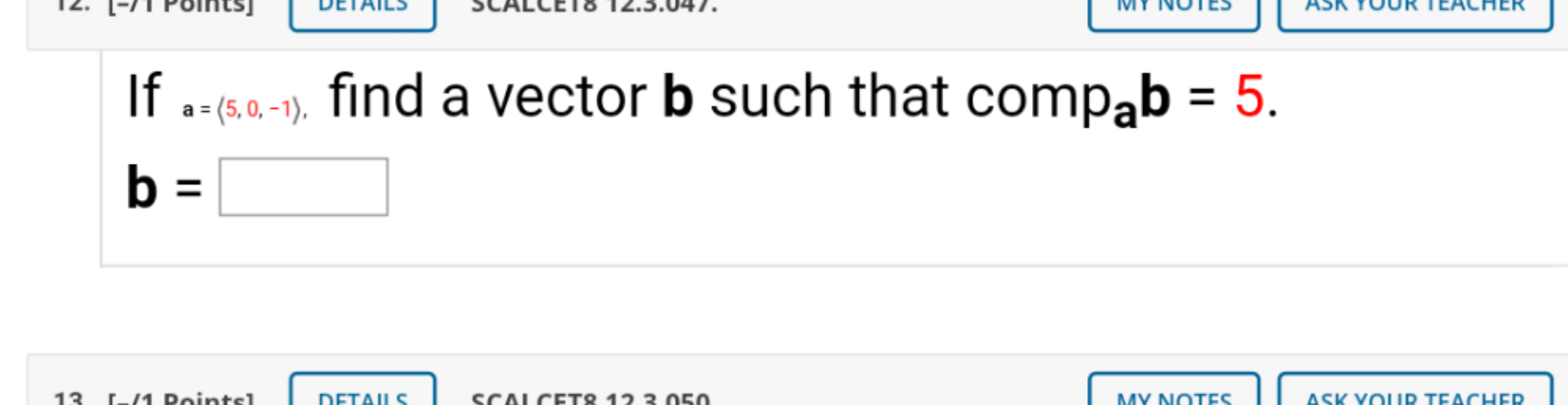 Answered: If A = (5, 0, -1), Find A Vector B Such… | Bartleby