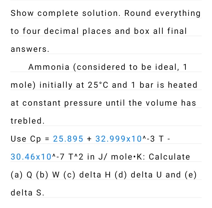Answered Ammonia Considered To Be Ideal 1 Bartleby