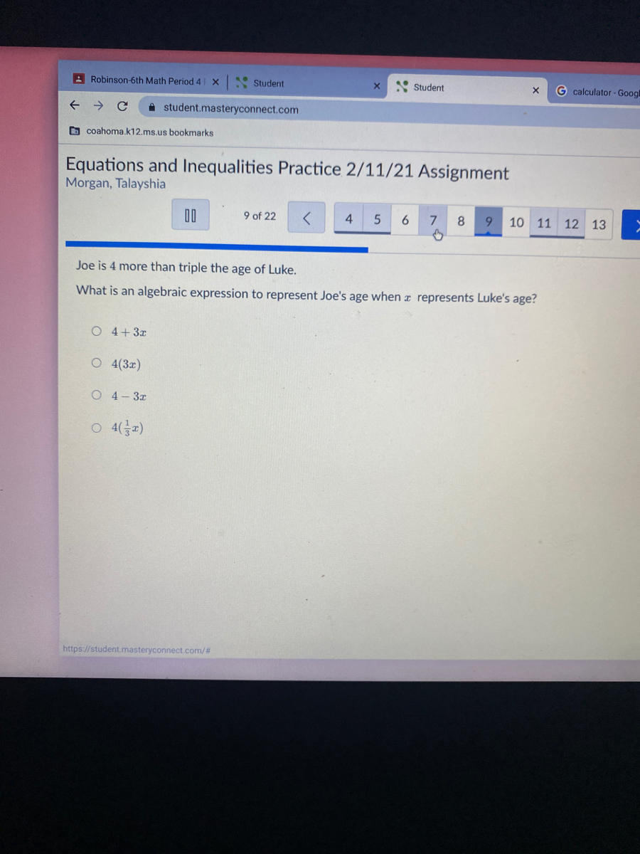 Answered Joe Is 4 More Than Triple The Age Of Bartleby