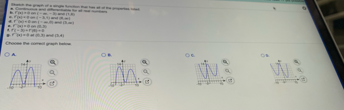 Answered Sketch The Graph Of A Single Function Bartleby