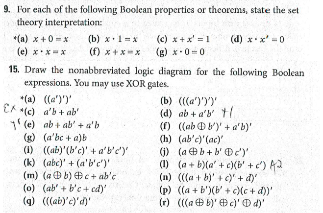 Answered 9 For Each Of The Following Boolean Bartleby