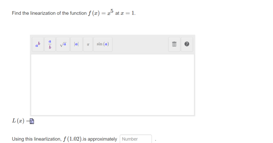 Answered Find The Linearization Of The Function Bartleby