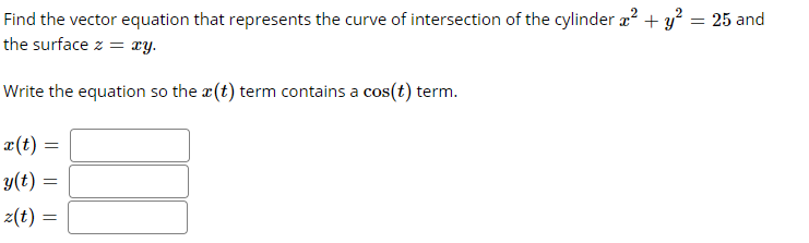 Answered Find The Vector Equation That Bartleby