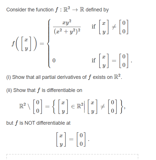 Answered Consider The Function F R R Bartleby