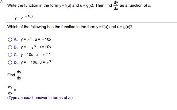 Answered 8 Write The Function In The Form Y Bartleby