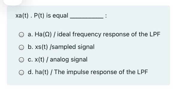 Answered Xa T P T Is Equal O A Ha Q Ideal Bartleby