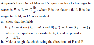 Answered Ampere S Law One Of Maxwell S Equations Bartleby