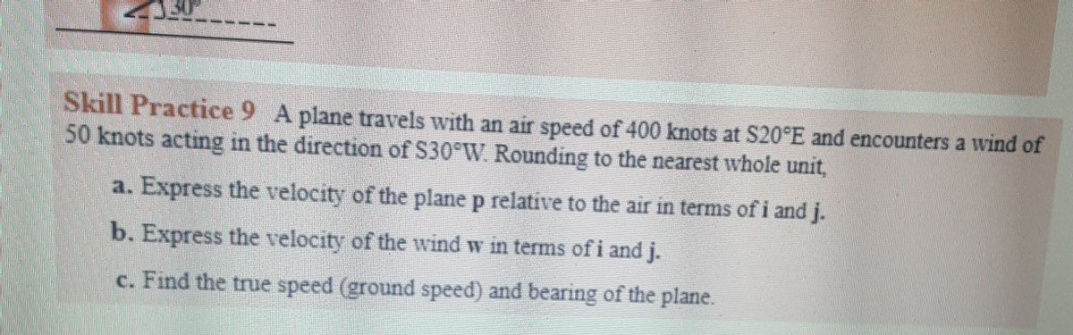 answered-skill-practice-9-a-plane-travels-with-bartleby