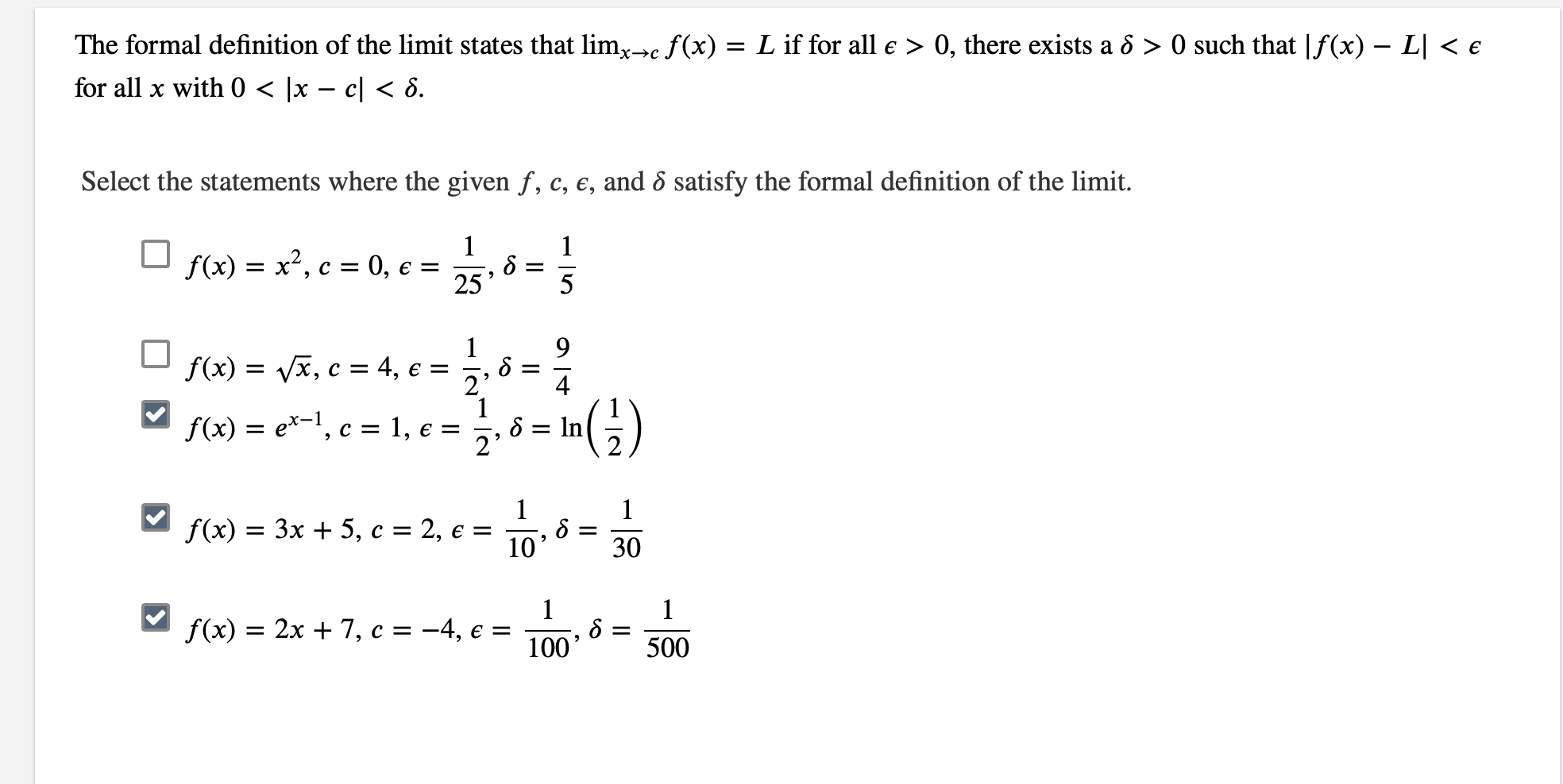 Answered The Formal Definition Of The Limit Bartleby