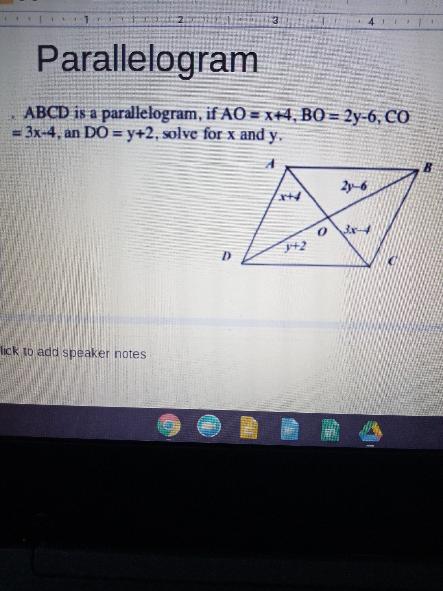 abcd is a parallelogram