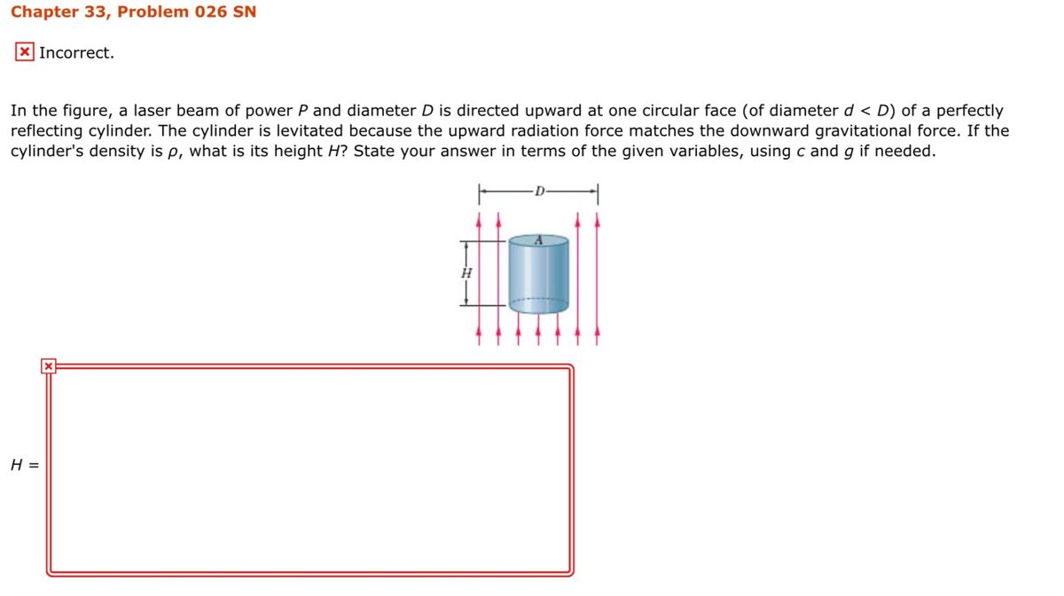 Answered Chapter 33 Problem 026 Sn X Incorrect Bartleby