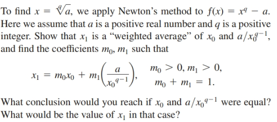 Answered Va We Apply Newton S Method To F X Bartleby