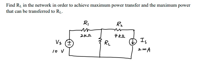 Answered: Find RL in the network in order to… | bartleby