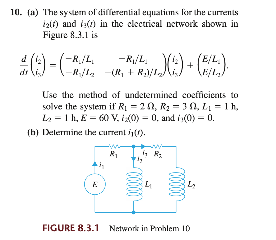 Answered 10 A The System Of Differential Bartleby