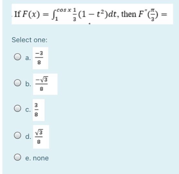 Answered Rcos X 1 If F X 0 1 T Dt Then Bartleby