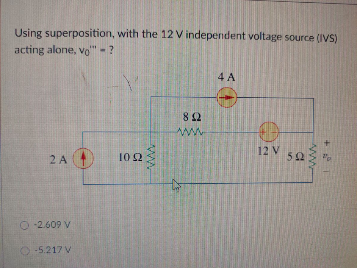 superposition principle in electronics