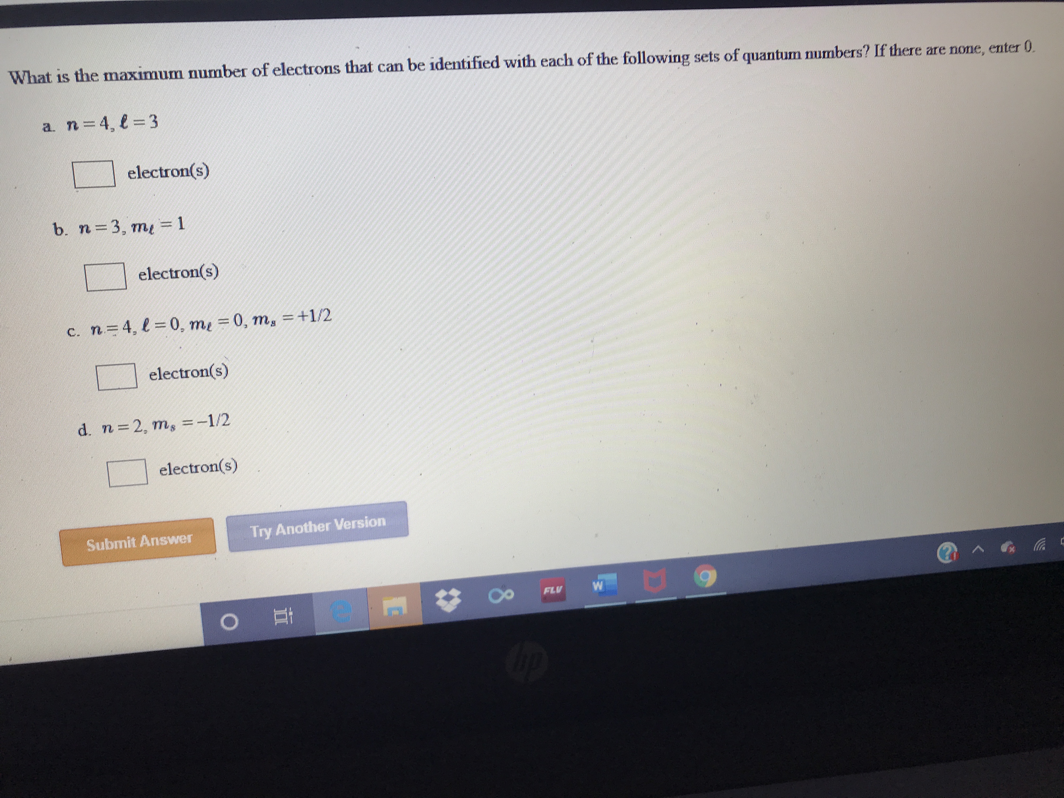 Answered What Is The Maximum Number Of Electrons Bartleby