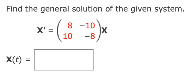 Answered Find The General Solution Of The Given Bartleby