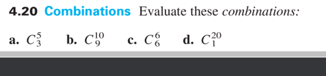 Answered 4 Combinations Evaluate These Bartleby