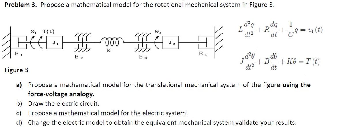 Answered Problem 3 Propose A Mathematical Model Bartleby