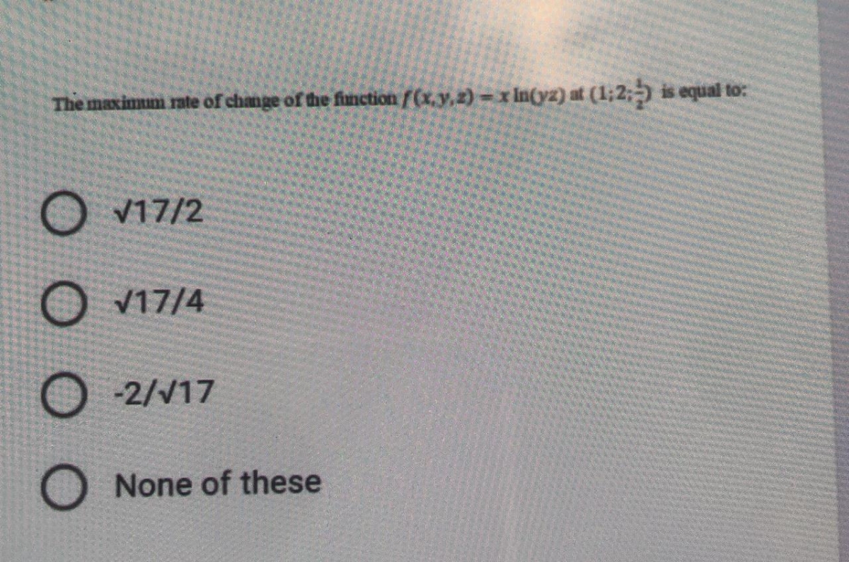 Answered The Maximm Rate Of Change Of The Bartleby