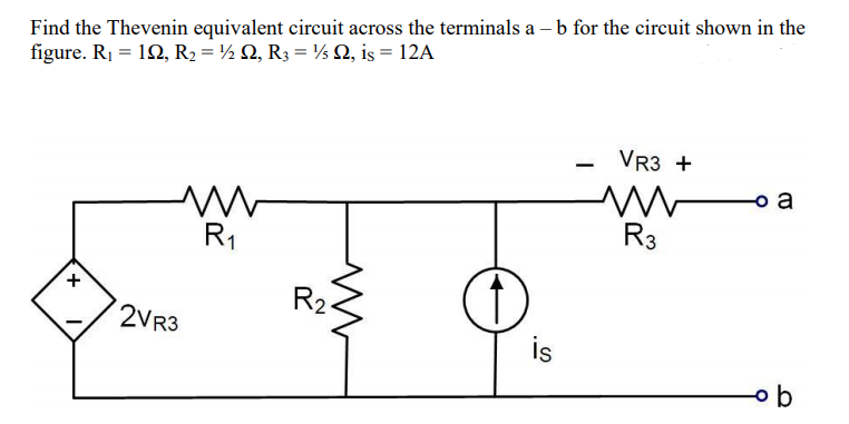 Answered Find The Thevenin Equivalent Circuit Bartleby