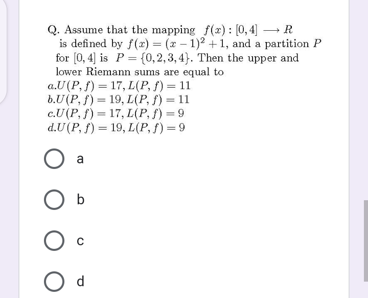 Answered Q Assume That The Mapping F X 0 4 Bartleby