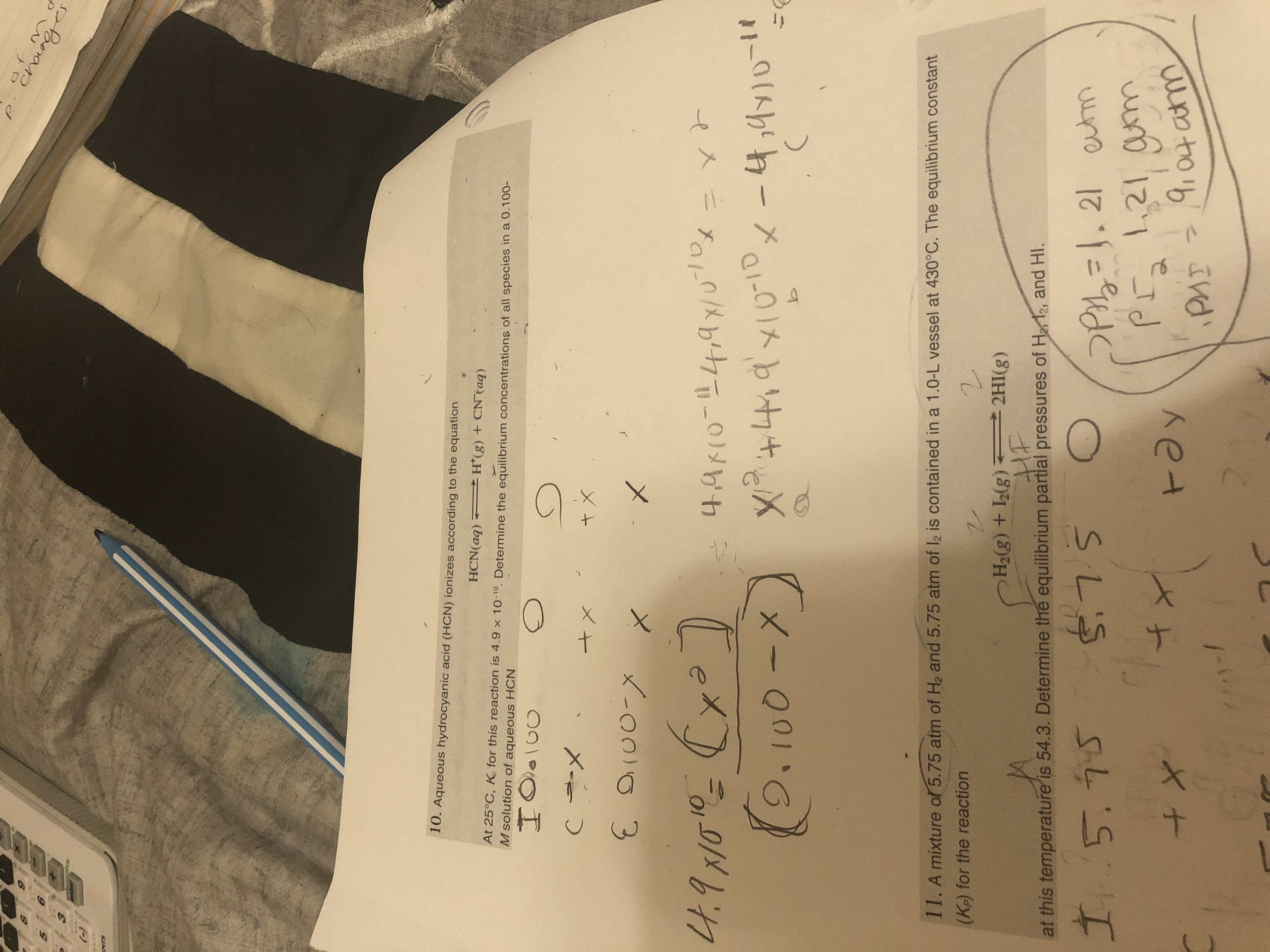 Answered Of M ల Sine 10 Aqueous Hydrocyanic Bartleby