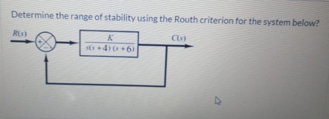 Answered: Determine The Range Of Stability Using… | Bartleby