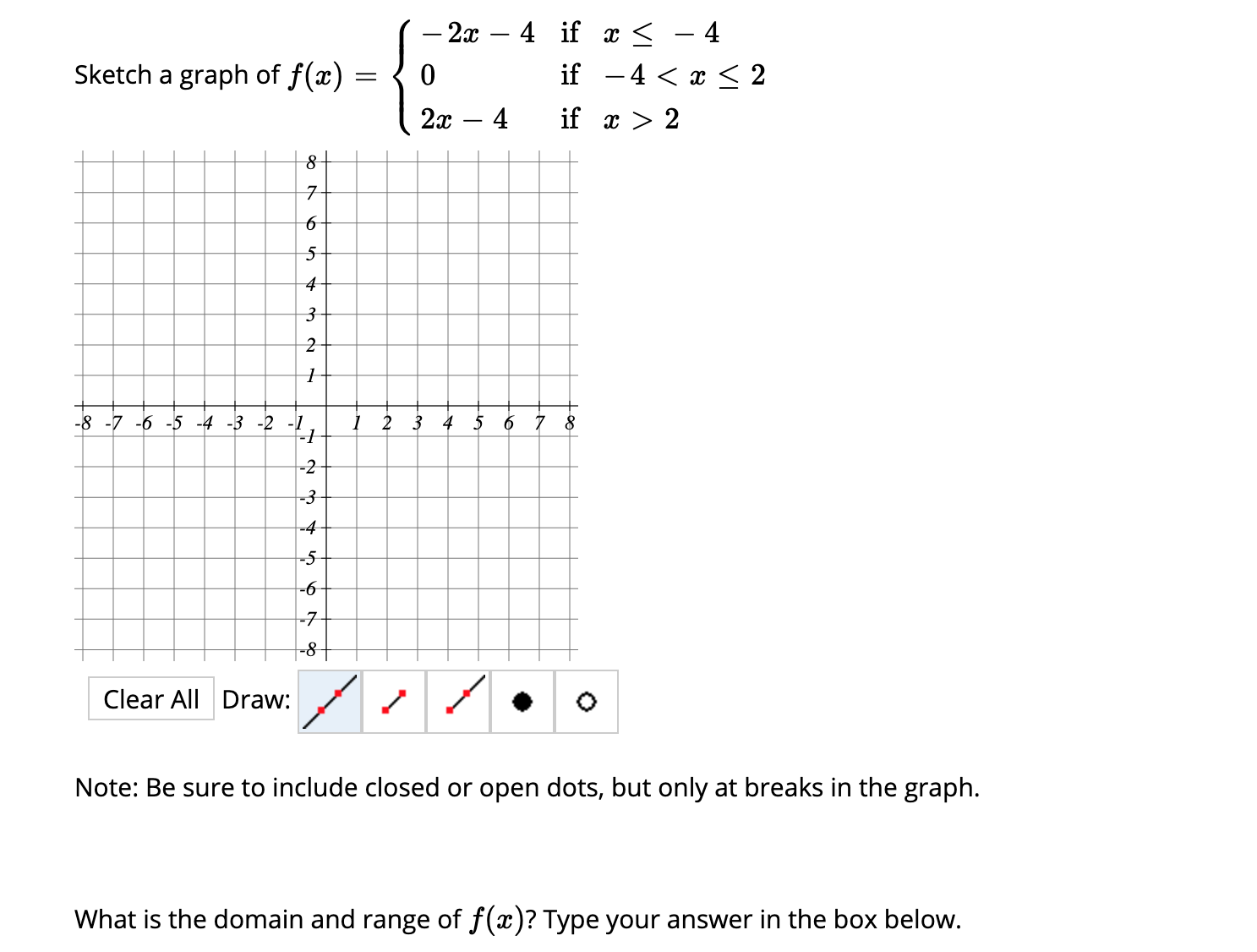 Answered 2x 4 If X 4 Sketch A Graph Of Bartleby