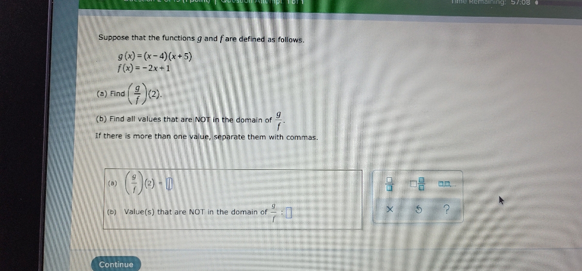 Answered Suppose That The Functions G And F Are Bartleby