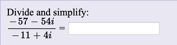 answered-divide-and-simplify-57-54i-11-bartleby