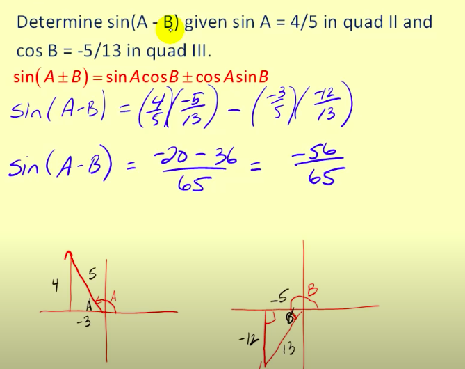 Известно что sin a 4 5