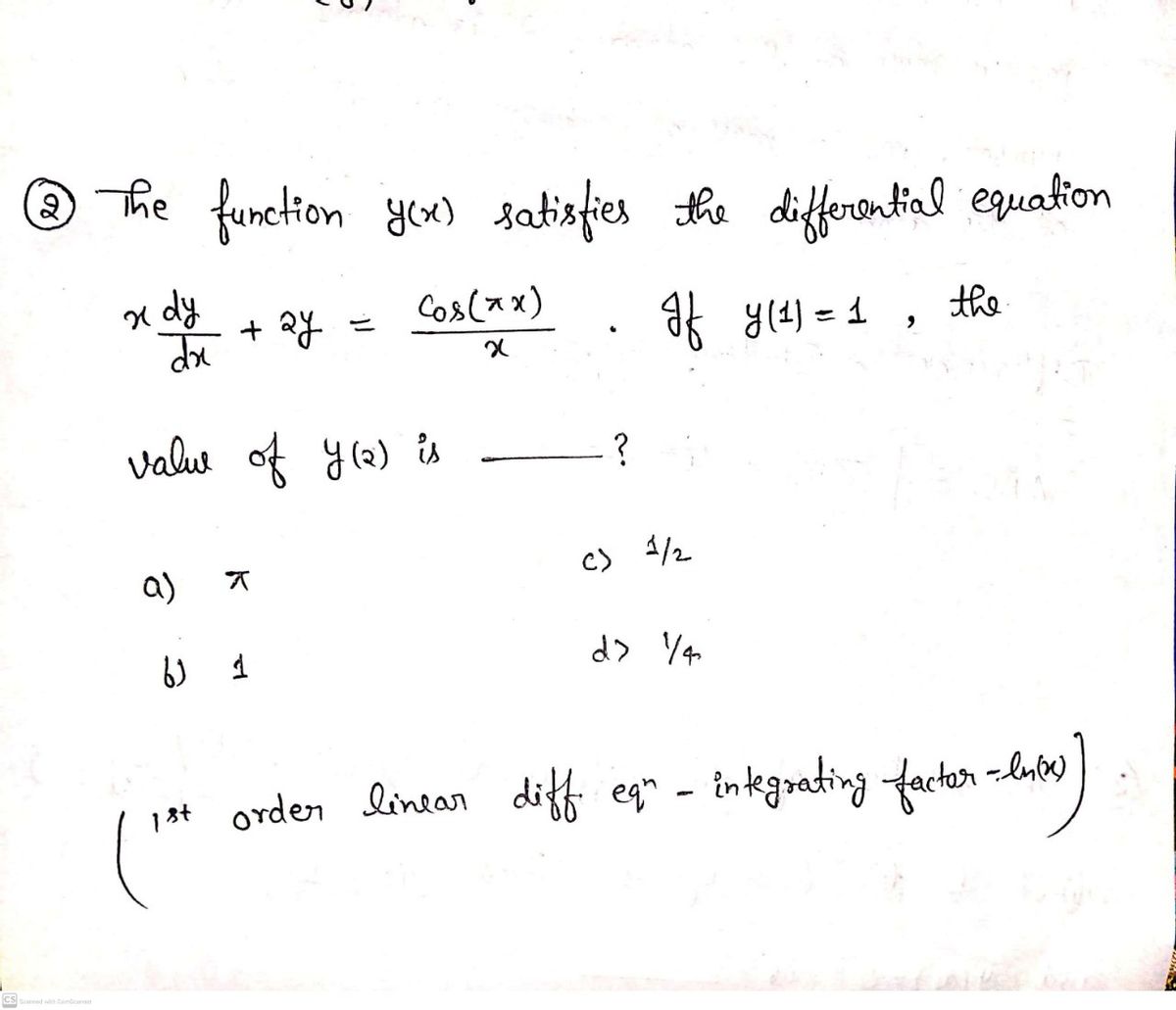 Answered The Function Yow Satisfies The Bartleby