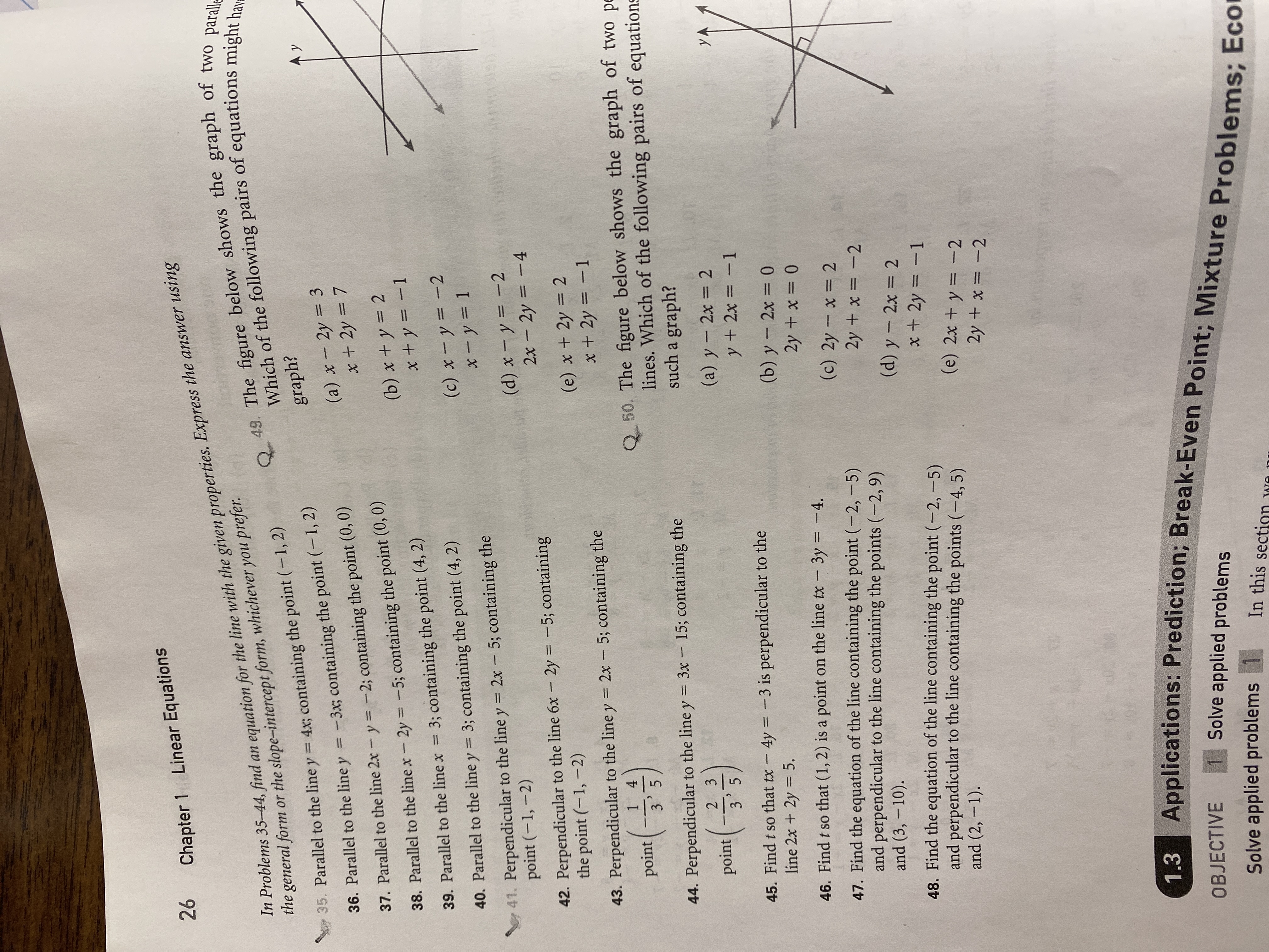 Answered Linear Equations 26 Chapter 1 Problems Bartleby