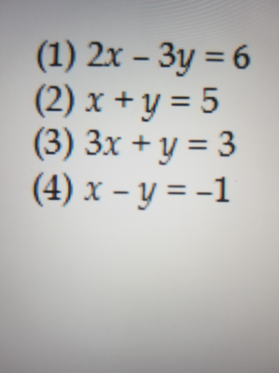 Answered 1 2x 3y 6 2 X Y 5 3 3x Bartleby