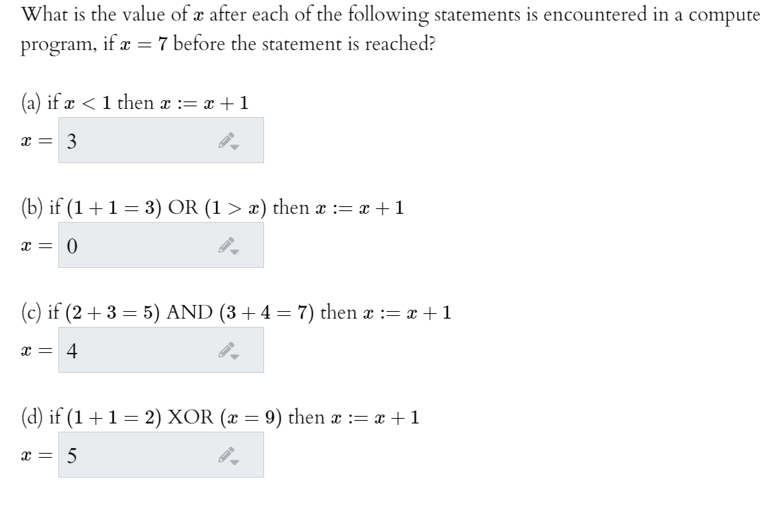 Answered What Is The Value Of Ae After Each Of Bartleby