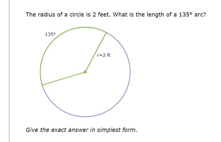 Answered: The Radius Of A Circle Is 2 Feet. What… 