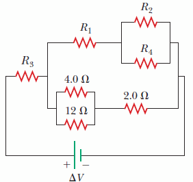 Answered: R2 R1 in R4 R3 4.0 Ω 2.0 Ω 12 N AV | bartleby