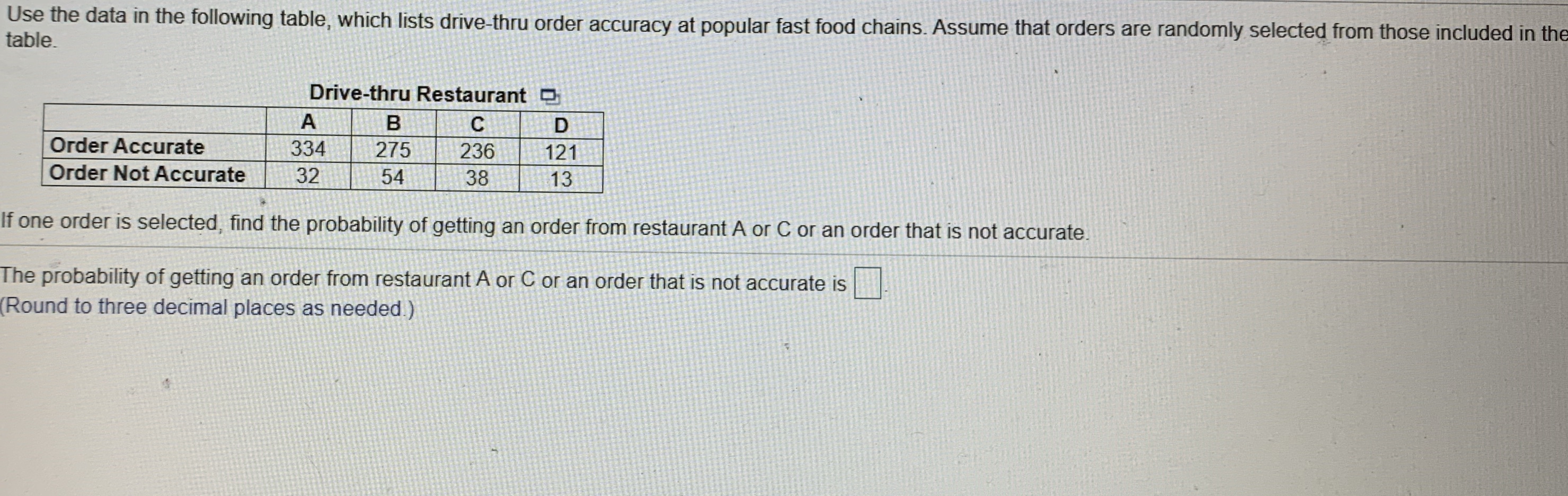 Answered: Use The Data In The Following Table,… | Bartleby