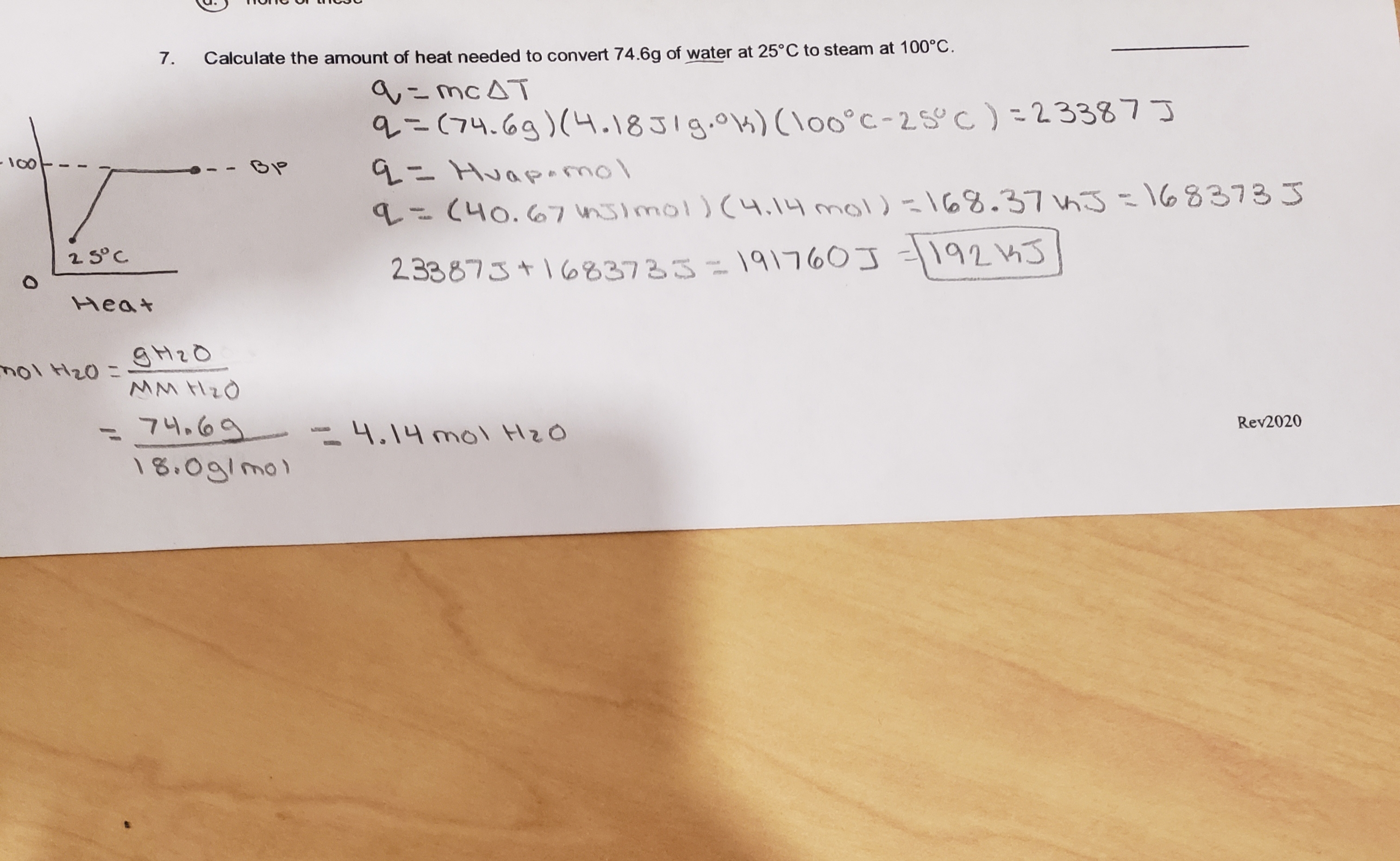 Answered Calculate The Amount Of Heat Needed To Bartleby