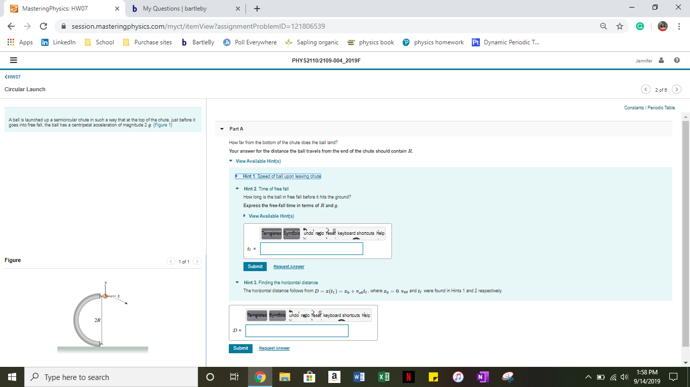 Answered Masteringphysics Hw07bmy Questions Bartleby