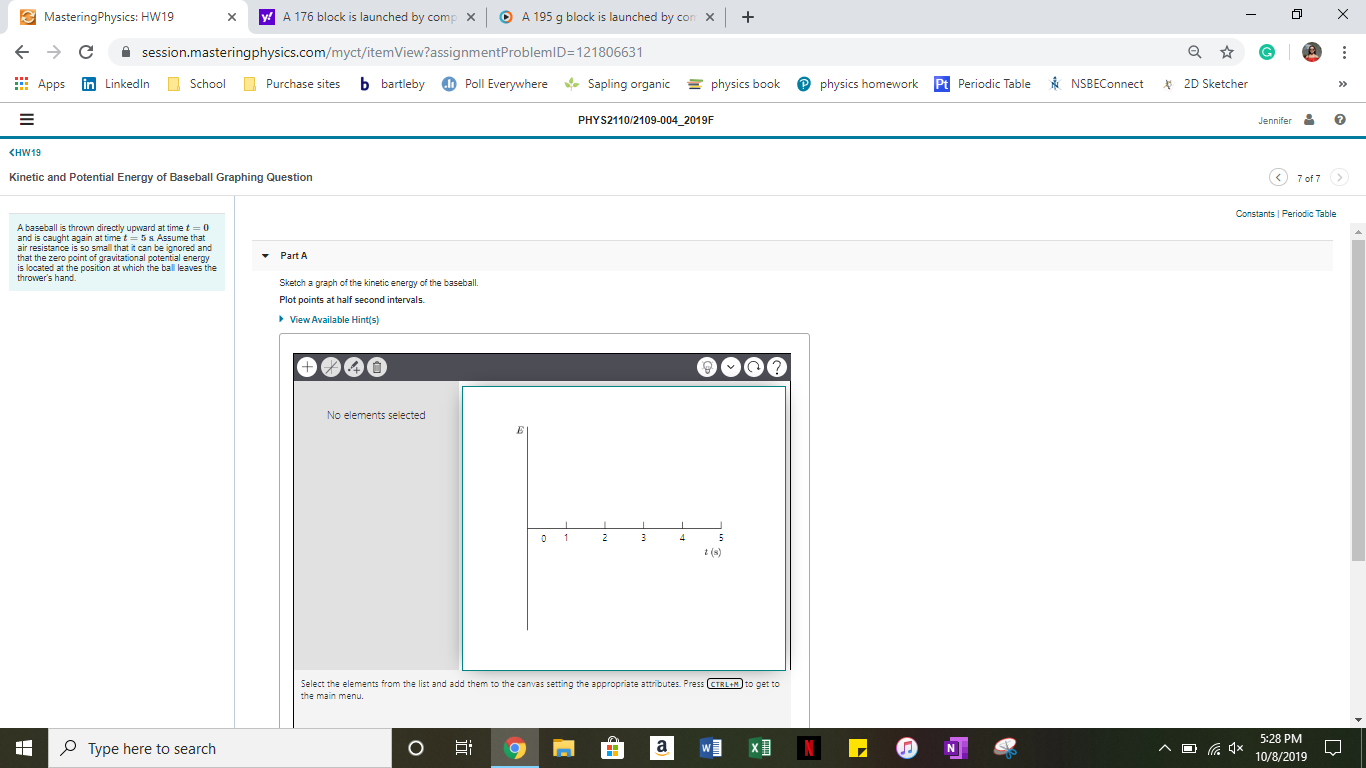 Answered Masteringphysics Hw19y A 176 Block Is Bartleby