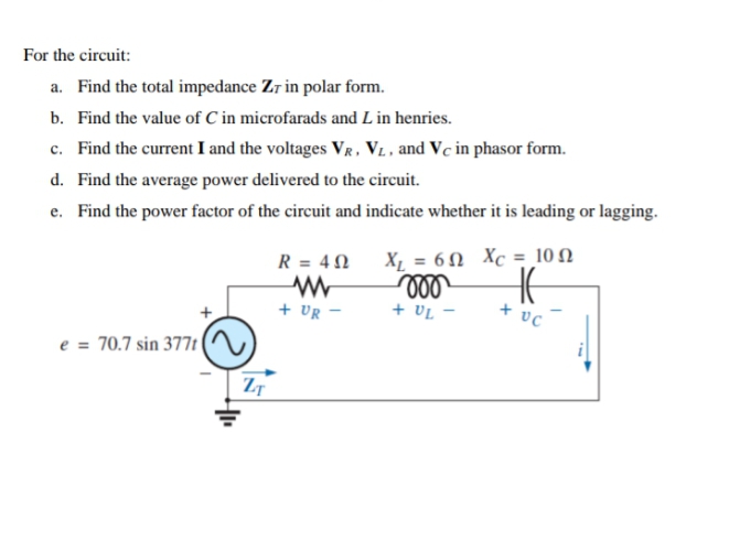 Answered For The Circuit A Find The Total Bartleby